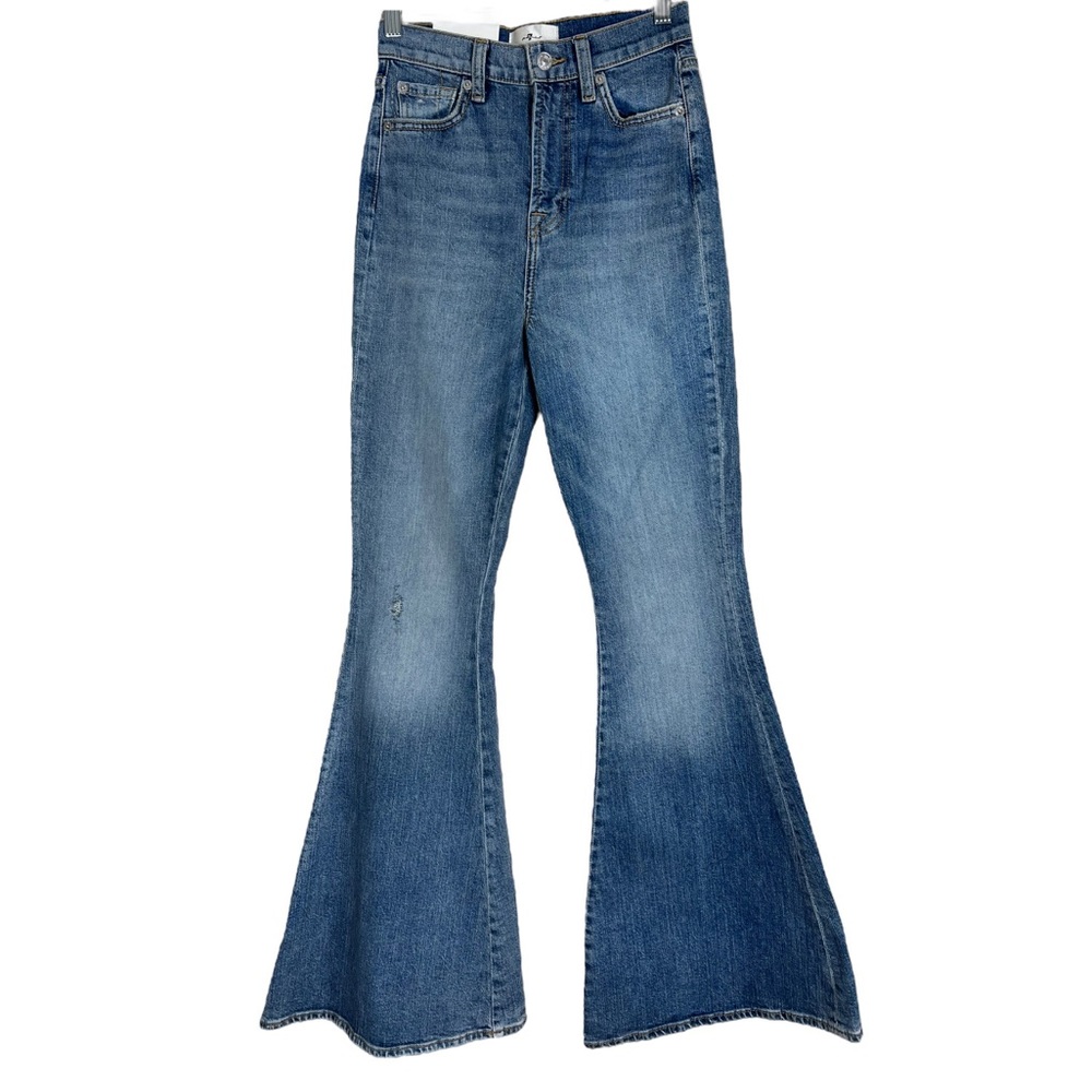 Mega Flare Jeans by 7 For All Mankind Size 25 New - Picture 3 of 14